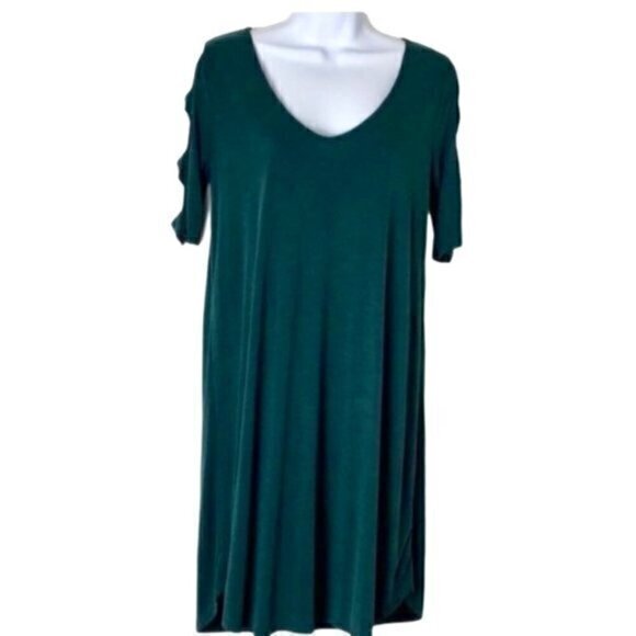 NEW Bluheaven green banded sleeve midi dress - Picture 1 of 5
